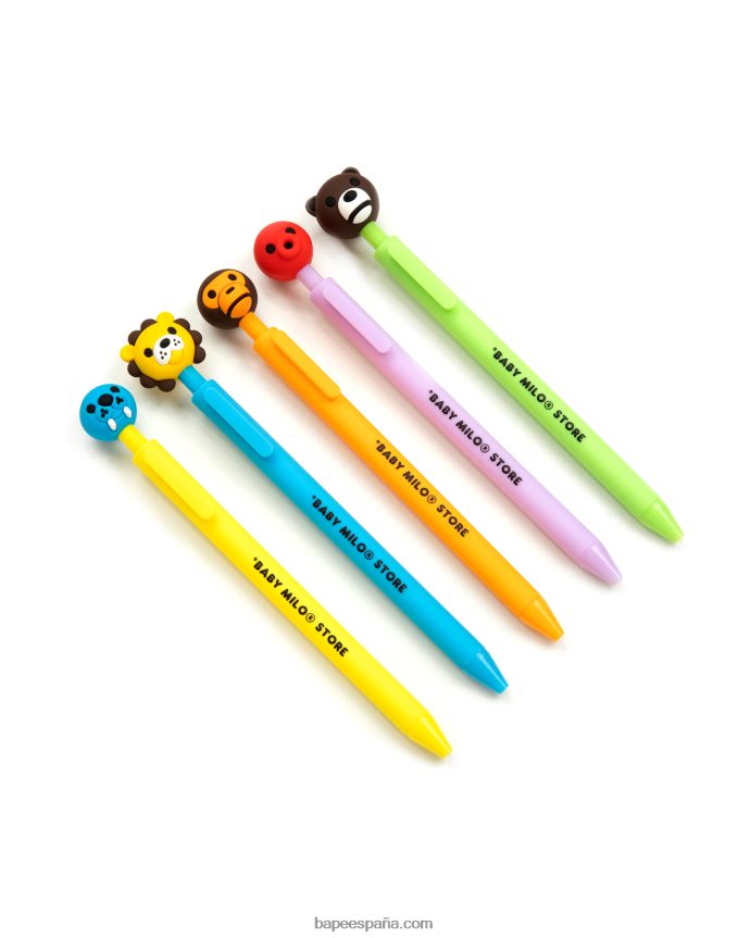 niños A Bathing Ape Juego de bolígrafos Baby Milo. 288PLL1101 caso