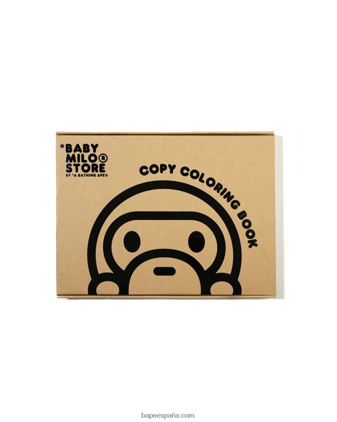 niños A Bathing Ape libro de colores 288PLL1183 café
