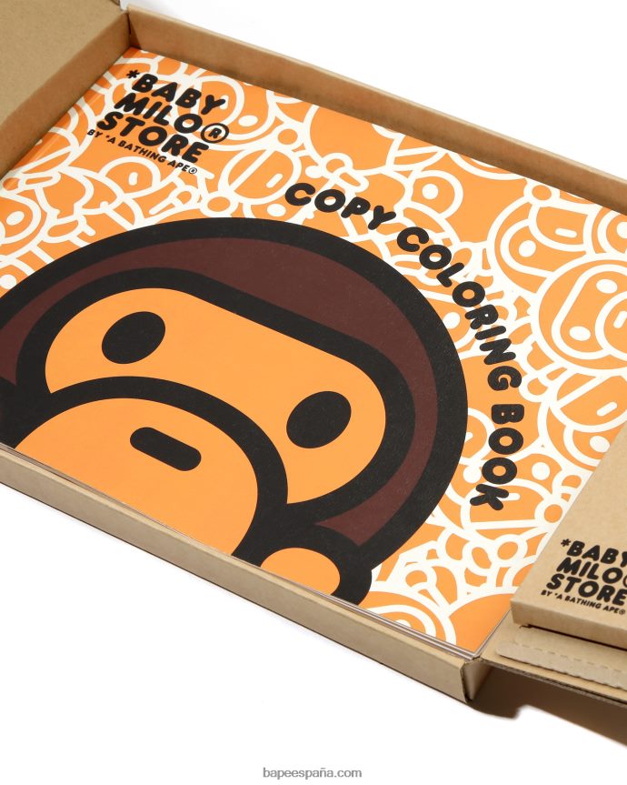 niños A Bathing Ape libro de colores 288PLL1183 café
