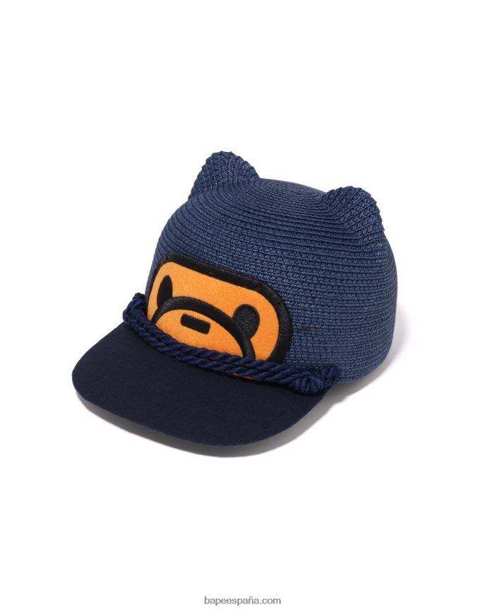 niños A Bathing Ape gorra baby milo 288PLL1706 Azul marino