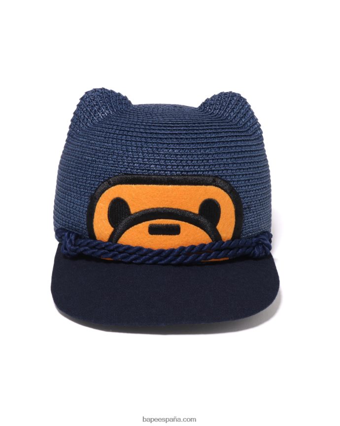 niños A Bathing Ape gorra baby milo 288PLL1706 Azul marino