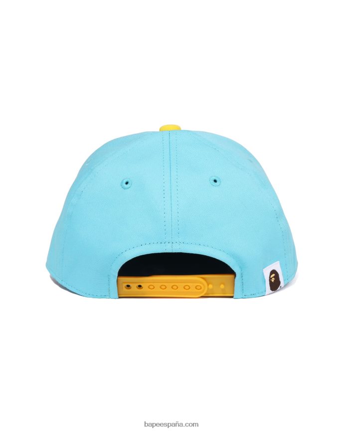 niños A Bathing Ape gorra con fuente baby milo 288PLL1344 azul claro