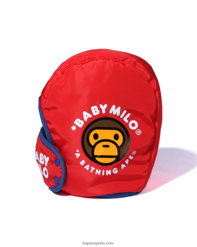 niños A Bathing Ape gorra de bebe milo 288PLL1715 rojo brillante