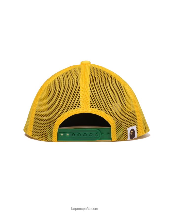 niños A Bathing Ape gorra de malla baby milo frutas 288PLL1331 naranja