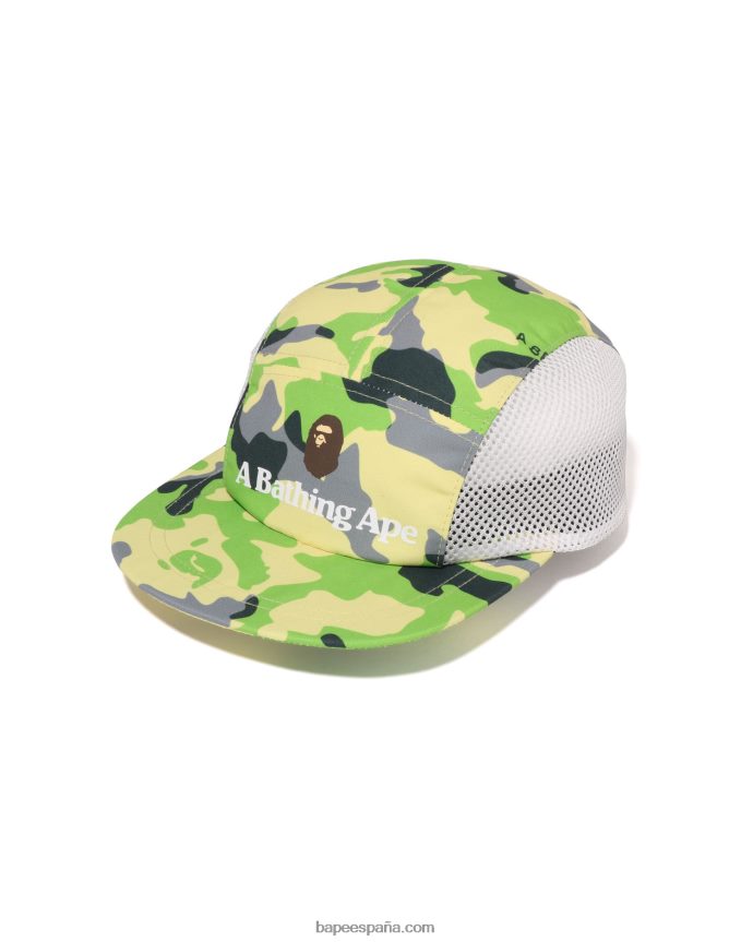 niños A Bathing Ape gorra jet de camuflaje de bosque 288PLL1341 ejercito verde