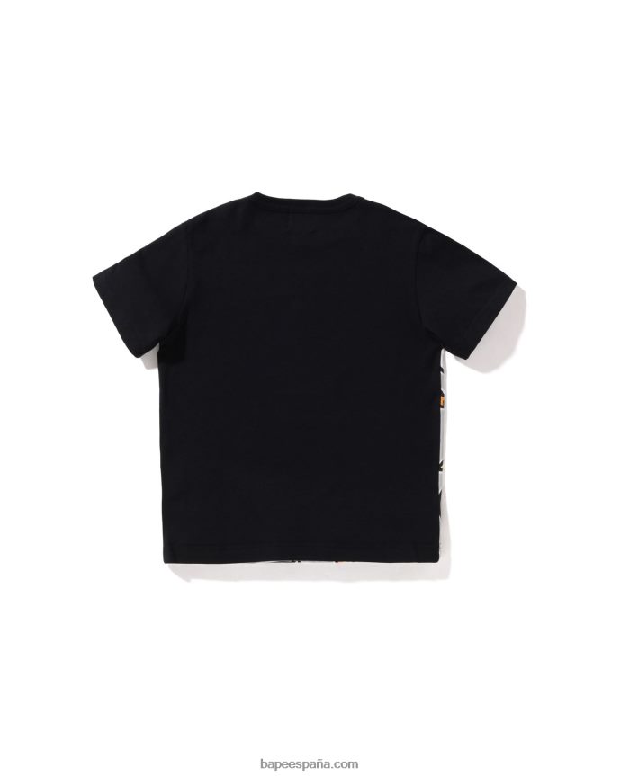 niños A Bathing Ape Camiseta con globo de diálogo de Big Baby Milo 288PLL1584 negro