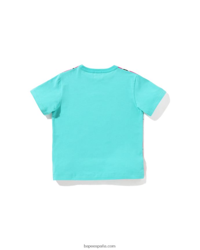 niños A Bathing Ape Camiseta con globo de diálogo de Big Baby Milo 288PLL1585 menta