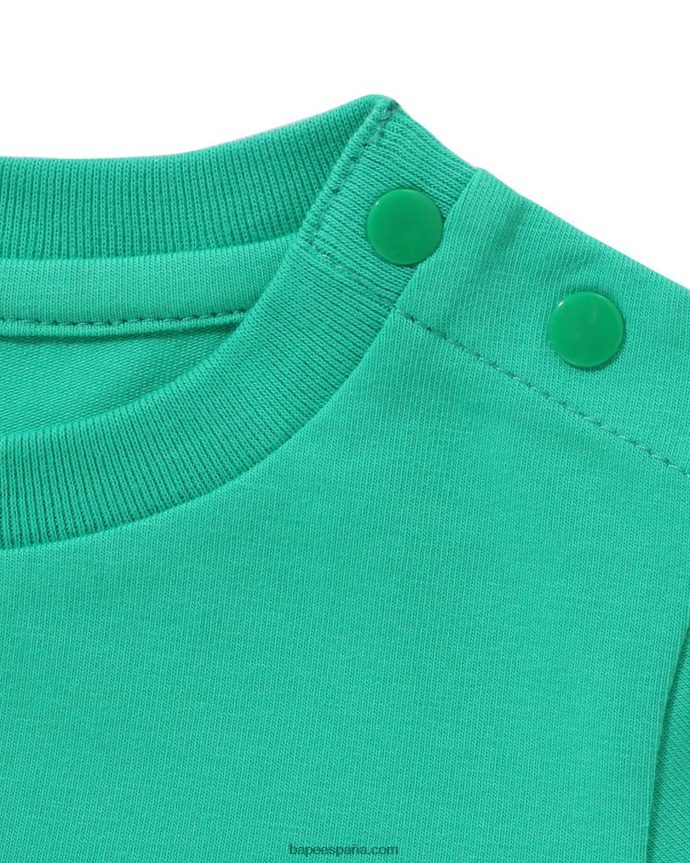 niños A Bathing Ape camiseta de frutas baby milo 288PLL1323 verde claro