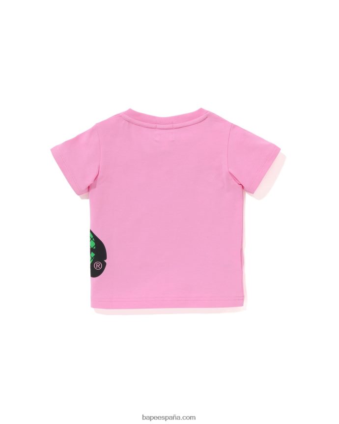 niños A Bathing Ape camiseta de frutas baby milo 288PLL1324 rosa