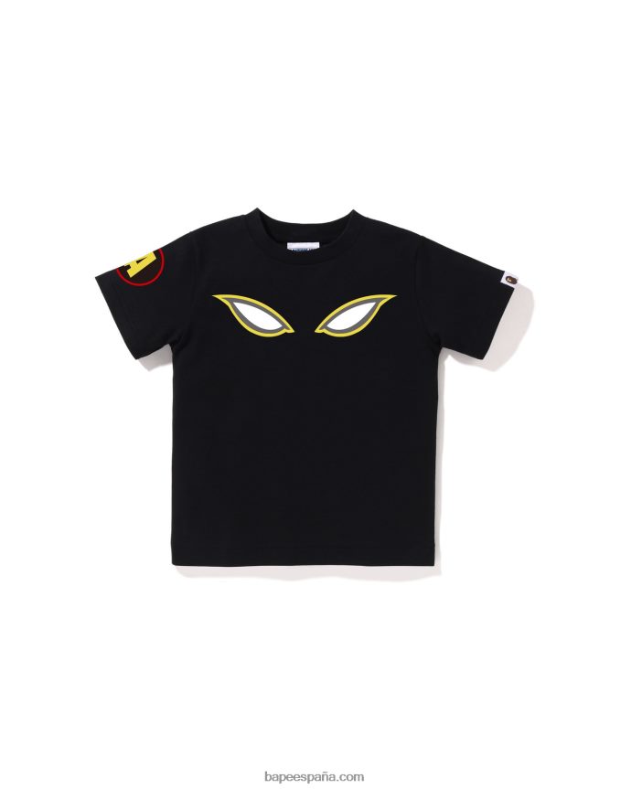 niños A Bathing Ape camiseta de sombra 288PLL1363 negro