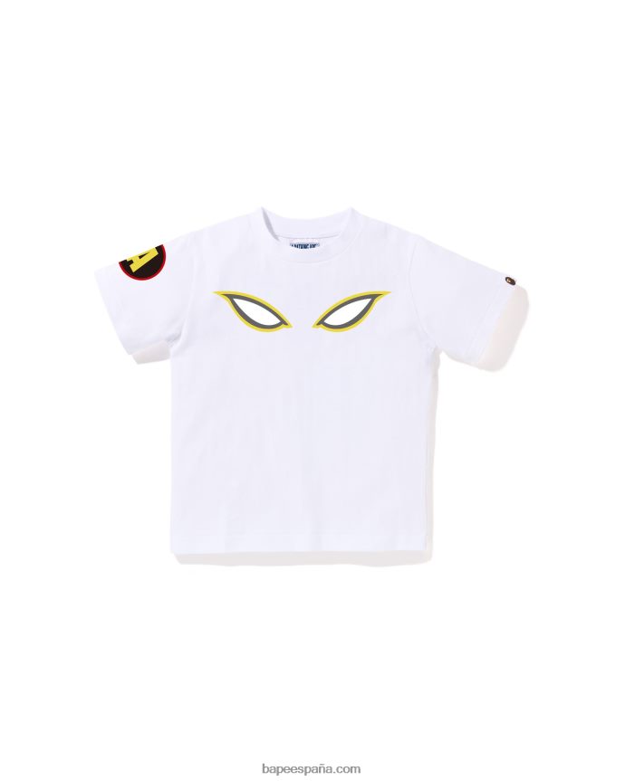 niños A Bathing Ape camiseta de sombra 288PLL1365 blanco