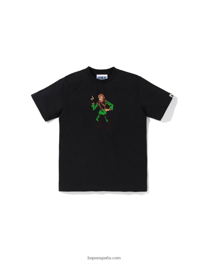 niños A Bathing Ape camiseta jr 288PLL1361 negro