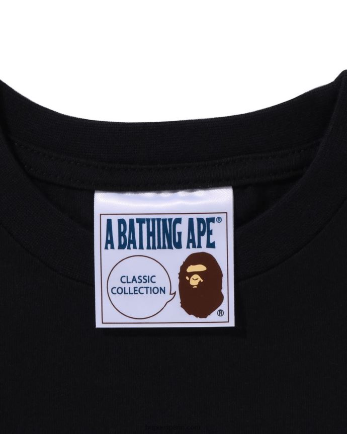 niños A Bathing Ape camiseta jr 288PLL1361 negro