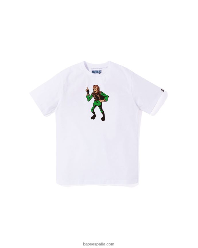 niños A Bathing Ape camiseta jr 288PLL1362 blanco