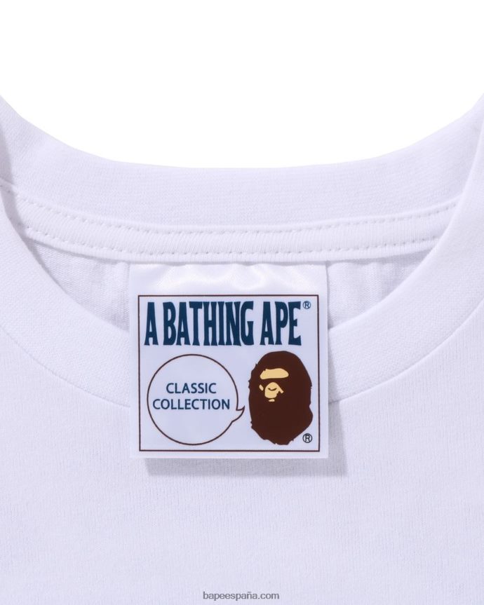 niños A Bathing Ape camiseta jr 288PLL1362 blanco