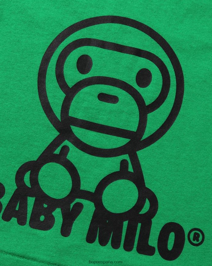 niños A Bathing Ape toda la camiseta de la mezcla del bebé milo 288PLL1515 menta