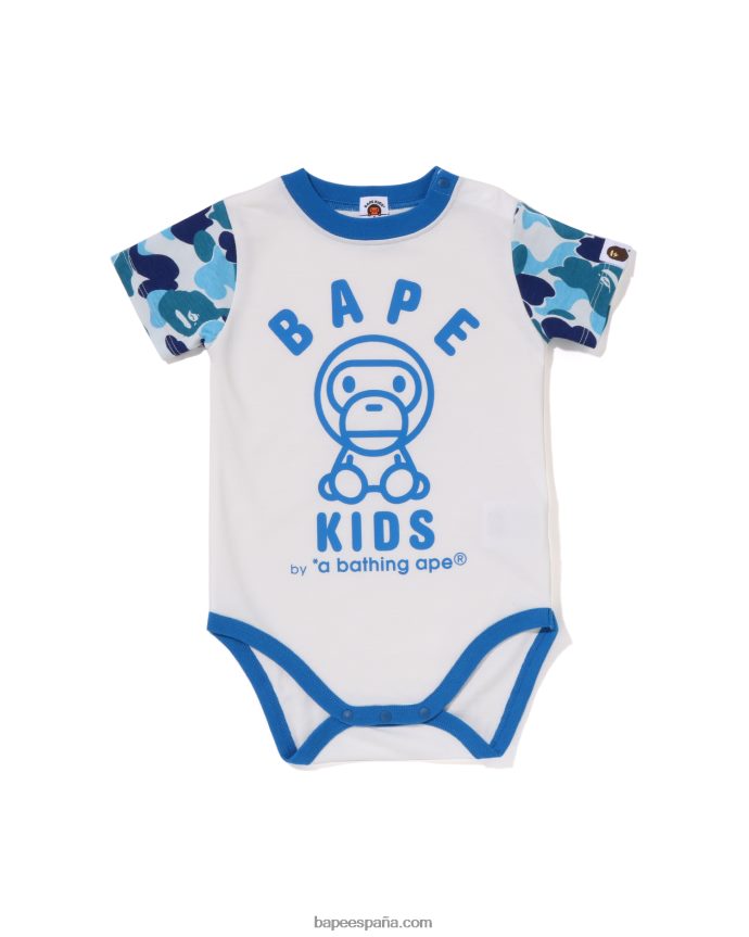 niños A Bathing Ape abc camo baby milo set de regalo 288PLL1278 azul claro