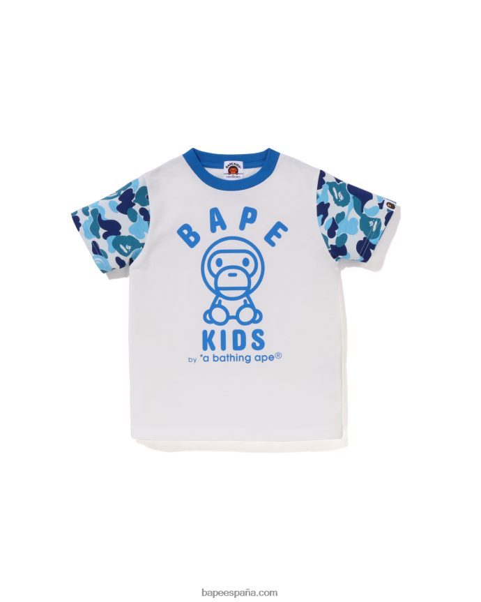 niños A Bathing Ape abc camo baby milo set de regalo 288PLL1295 azul claro