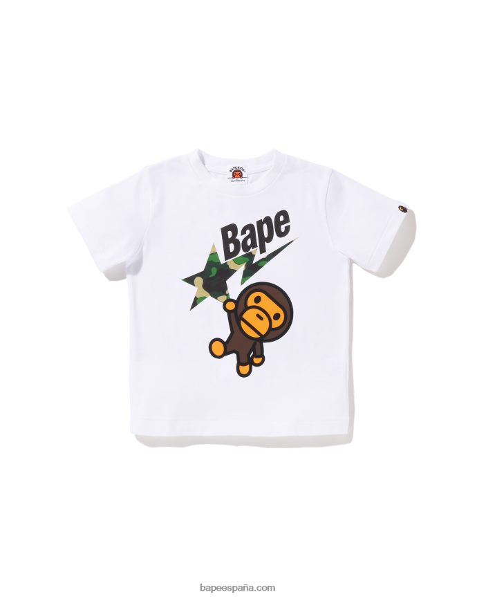 niños A Bathing Ape club de entrenamiento de bolsa de verano 288PLL1591 negro