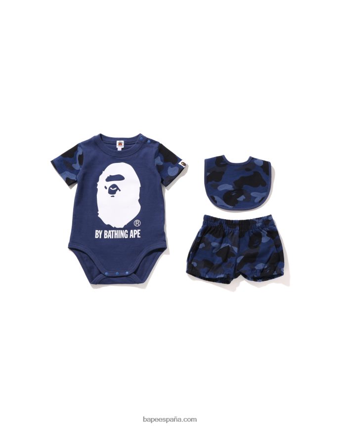 niños A Bathing Ape set de regalo color camo by bathing 288PLL1639 Azul marino