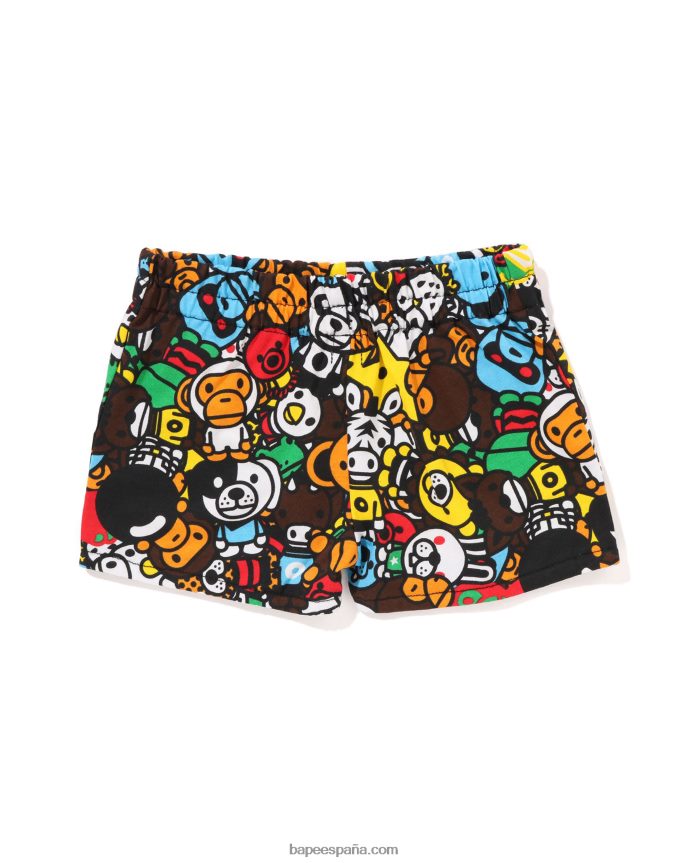 niños A Bathing Ape set de regalo milo all safari 288PLL1391 Esmeralda