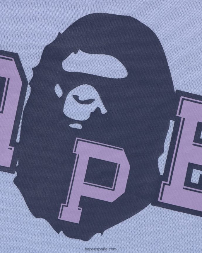 niños A Bathing Ape body a capas con cabeza de aro 288PLL1367 azul
