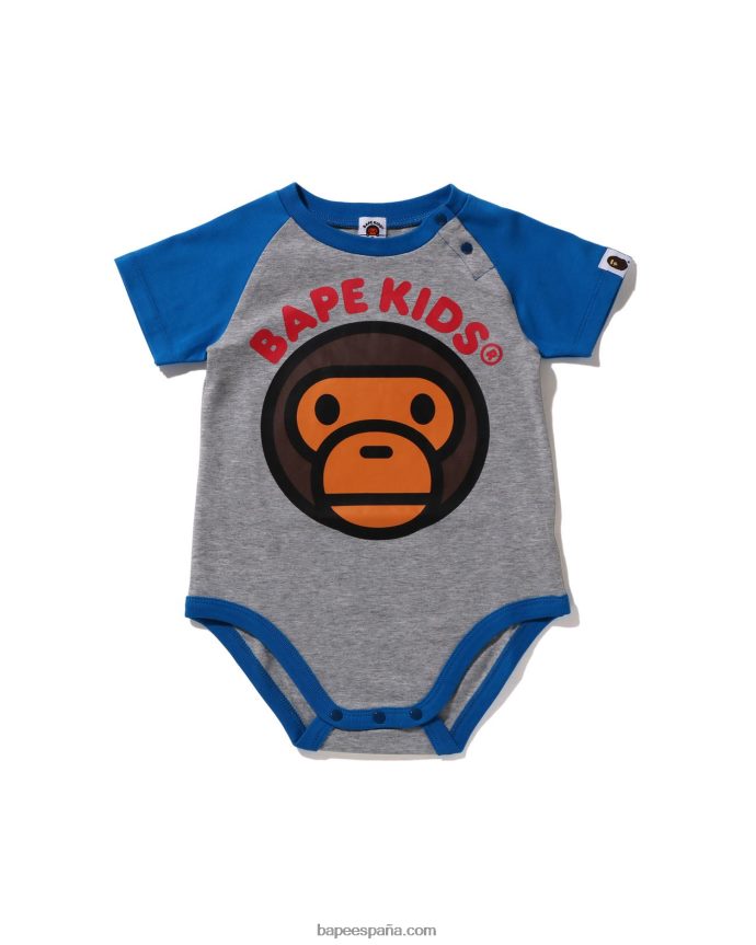 niños A Bathing Ape body bebe milo 288PLL1602 gris