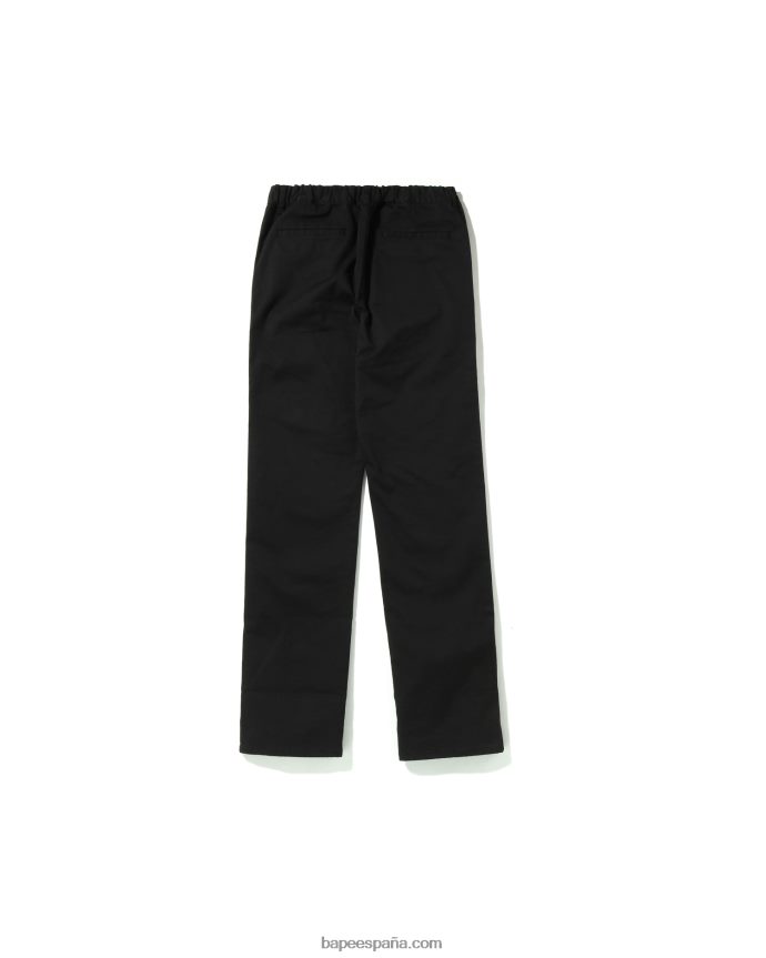 niños A Bathing Ape abc pantalones de camuflaje con puños jr 288PLL1683 negro