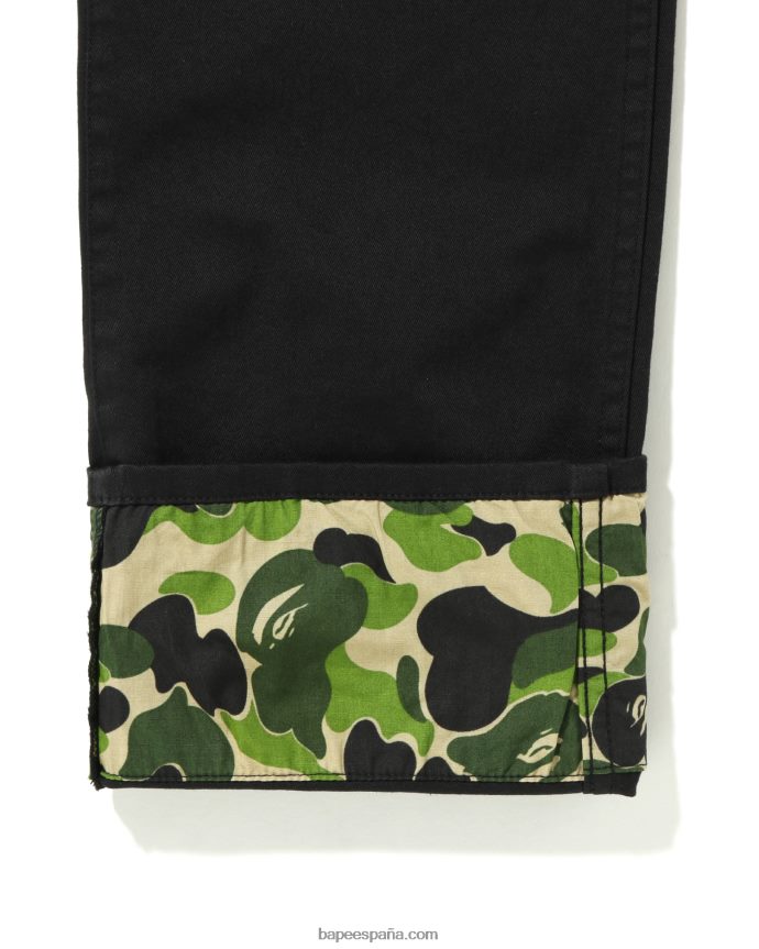 niños A Bathing Ape pantalones camuflados abc 288PLL1672 negro