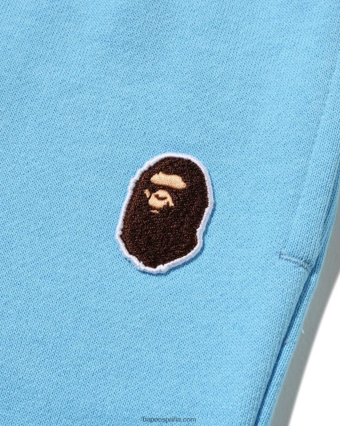 niños A Bathing Ape pantalones de chándal con múltiples fuentes 288PLL1685 azul