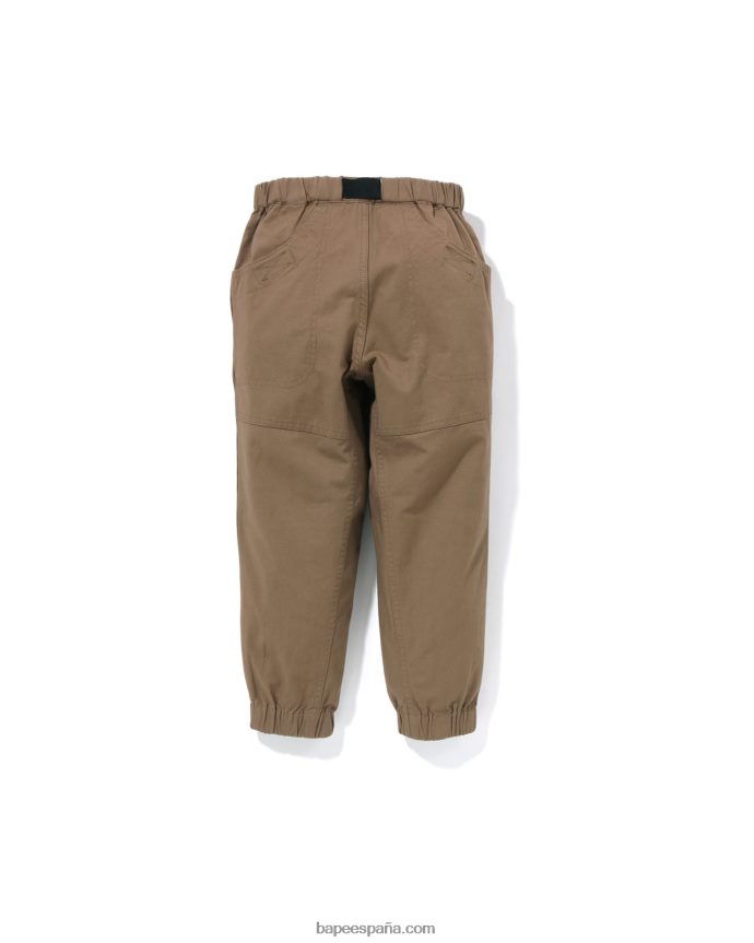 niños A Bathing Ape pantalones de escalada 288PLL1505 beige