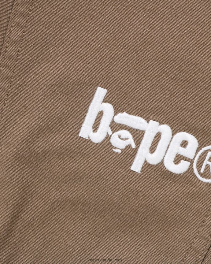 niños A Bathing Ape pantalones de escalada 288PLL1505 beige