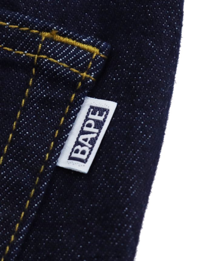 niños A Bathing Ape pantalones de mezclilla con múltiples estampados 288PLL1765 mezclilla