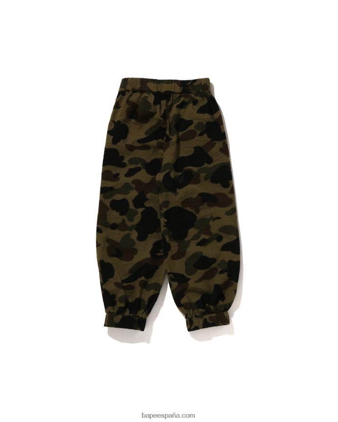 niños A Bathing Ape pantalones globo 1st camuflaje 288PLL1396 ejercito verde