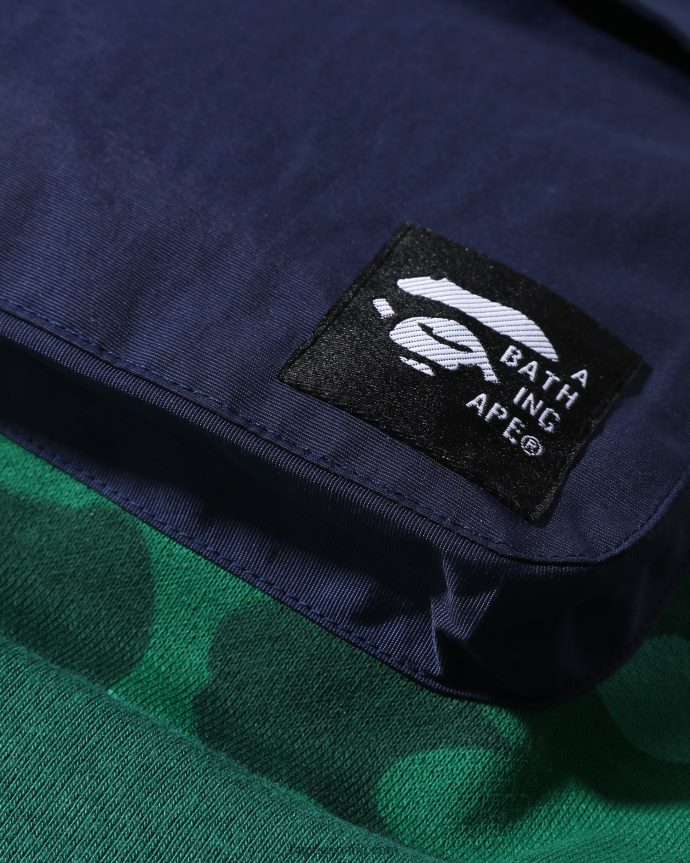 niños A Bathing Ape color camuflaje bolsillo ajuste holgado cuello redondo jr 288PLL1633 Esmeralda