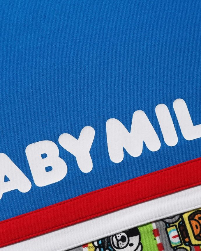 niños A Bathing Ape camiseta sin mangas de carreras baby milo 288PLL1609 azul