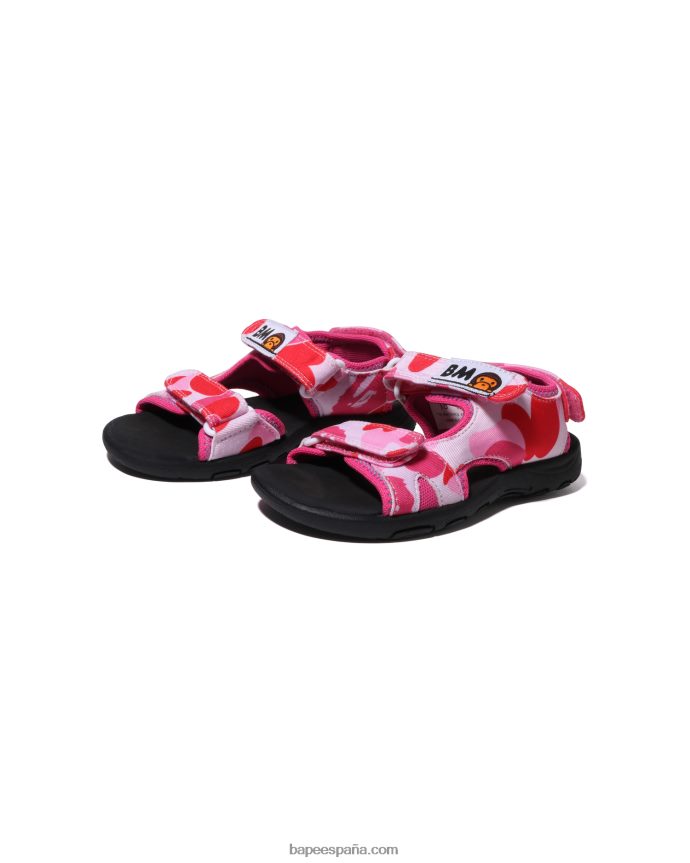 niños A Bathing Ape sandalias bebe milo abc 288PLL1268 rosa